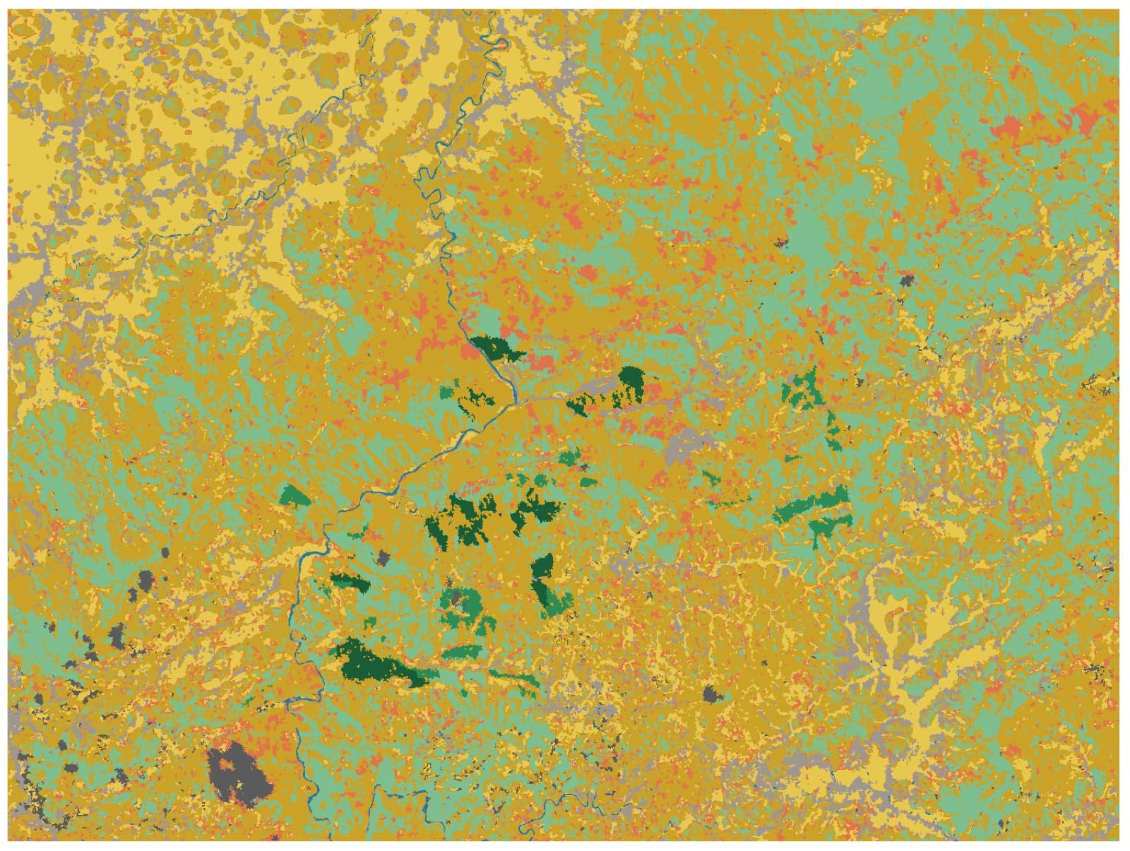 Object-Based Land Cover Classification for Cisokan